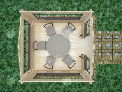 Открытая беседка Б-33-2 