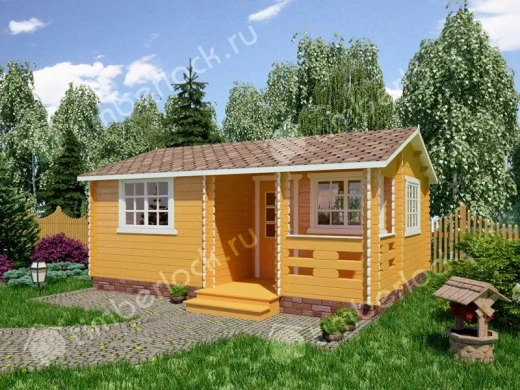 Дачный дом Д-645-3 6х4.5м площадью 23.7 Дачный дом Д-645-3