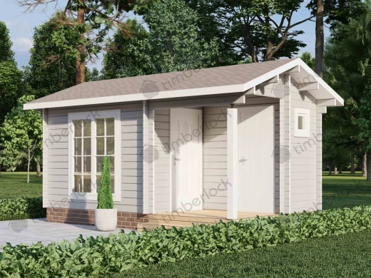 Садовый домик с санузлом С-35 5х3 м площадью 12.7 Садовый домик с санузлом С-35