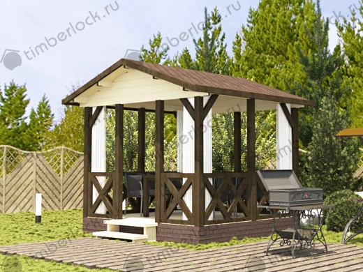 Открытая беседка Б-33-9 
