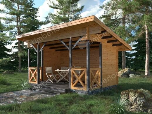 Открытая беседка для дачи Б-53-2 