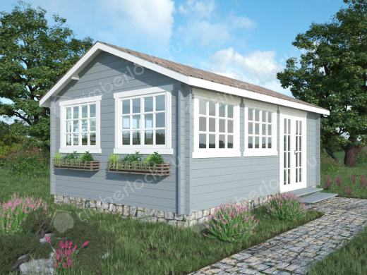 Беседка закрытая Б-64 6х4 м площадью 21.2 Беседка закрытая Б-64