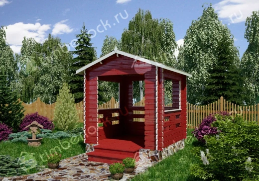 Беседка деревянная Б-2525 