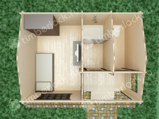 Деревянный хозблок Х-538-1 