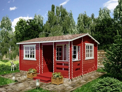 Маленький дачный домик Д-54 