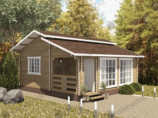 Дачный дом 6х6м Д-66-2 