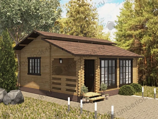 Дачный дом 6х6м Д-66-2 
