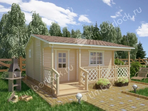 Дачный дом Д-645-6 6х5.8м площадью 30.9 Дачный дом Д-645-6