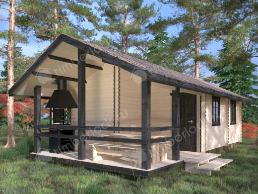 Кемпинговый домик КД-4585 4.55х8.55 площадью 36.1 Кемпинговый домик КД-4585