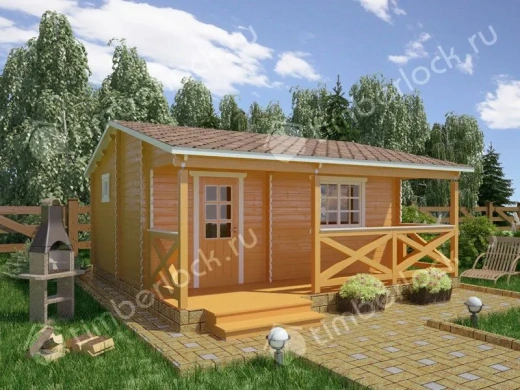 Дачный дом Д-645-4 6х5.8м площадью 30.9 Дачный дом Д-645-4