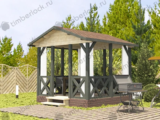 Открытая беседка Б-33-9 