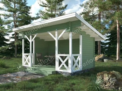 Открытая беседка для дачи Б-53-2 