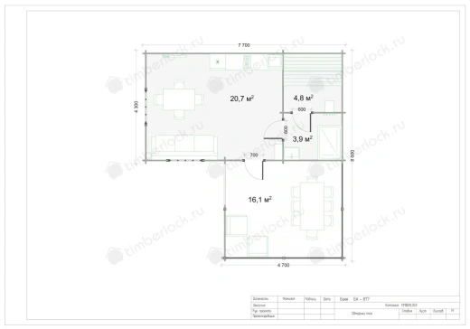 Дачная баня из минибруса  БА-877 