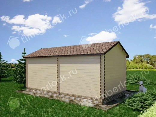 Садовый домик с верандой С-33-3 