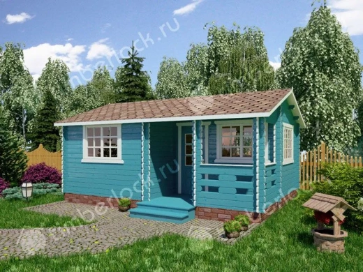 Дачный дом Д-645-3 6х4.5м площадью 23.7 Дачный дом Д-645-3