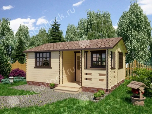 Дачный дом Д-645-3 6х4.5м площадью 23.7 Дачный дом Д-645-3