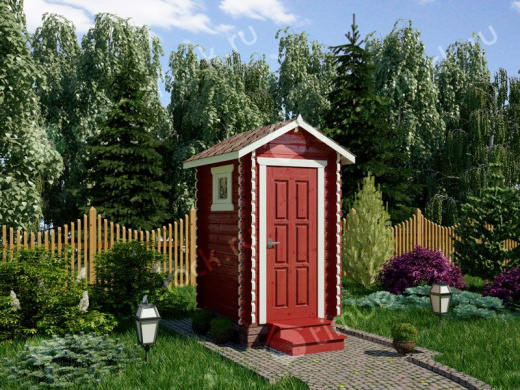 Хозблок душ/туалет Х-1517 1.5х1.7м площадью 1.7 Хозблок душ/туалет Х-1517