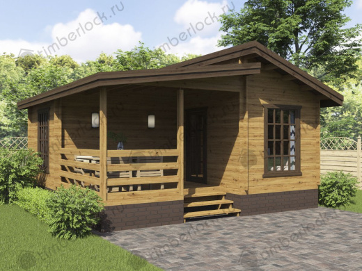 Кемпинговый домик КД-66 6х6м площадью 32.9 Кемпинговый домик КД-66