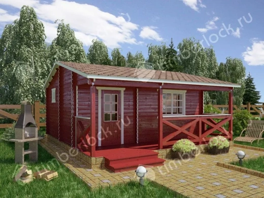 Дачный дом Д-645-4 6х5.8м площадью 30.9 Дачный дом Д-645-4