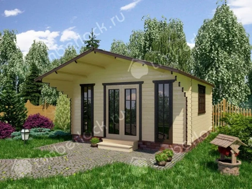 Бюджетный дачный домик Д-545-1 
