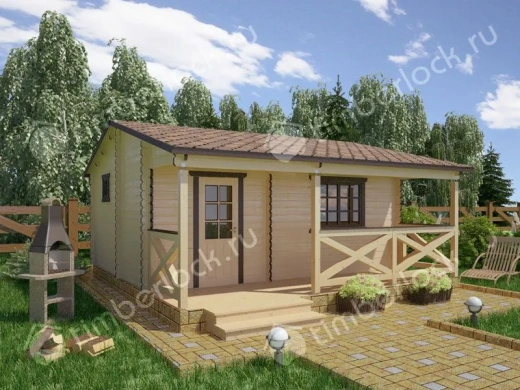 Дачный дом Д-645-4 6х5.8м площадью 30.9 Дачный дом Д-645-4