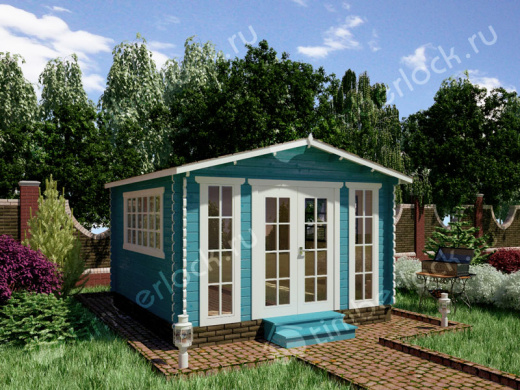 Беседка закрытая Б-44-3 4х4м площадью 13.8 Беседка закрытая Б-44-3