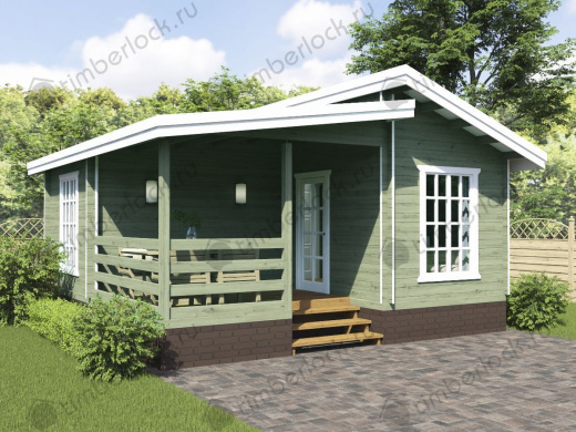 Кемпинговый домик КД-66 6х6м площадью 32.9 Кемпинговый домик КД-66