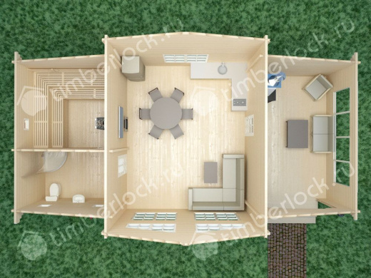 Проект дома шале Ш-611 