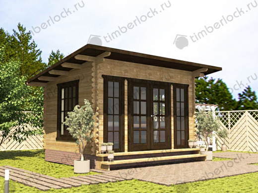 Беседка односкатная Б-35-1 