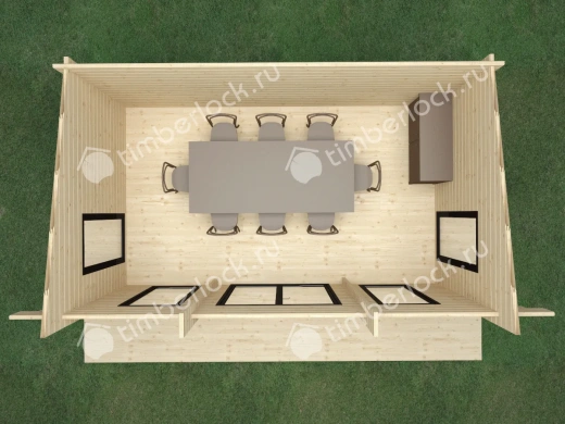 Беседка садовая Б-53-1 