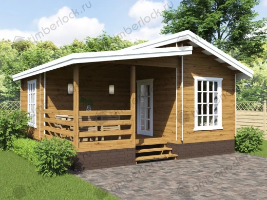 Дачный дом Д-66-5 6х6м площадью 32.9 Дачный дом Д-66-5