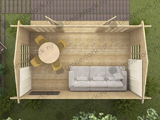 Беседка закрытая Б-35 