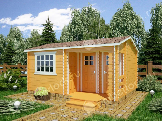 Деревянный хозблок Х-538-1 