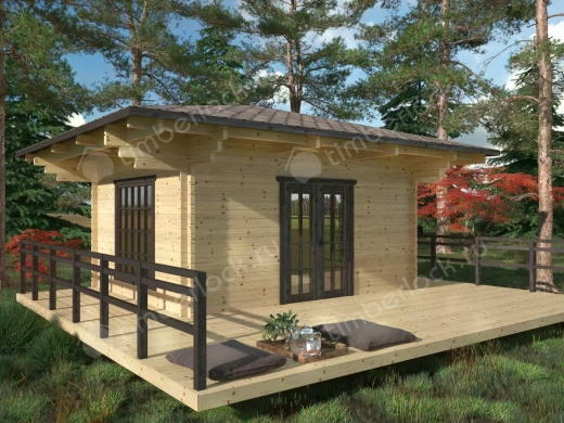 Беседка закрытая Б-45ЯП  (японский стиль) 6.3х7.2 площадью 42.2 Беседка закрытая Б-45ЯП  (японский стиль)