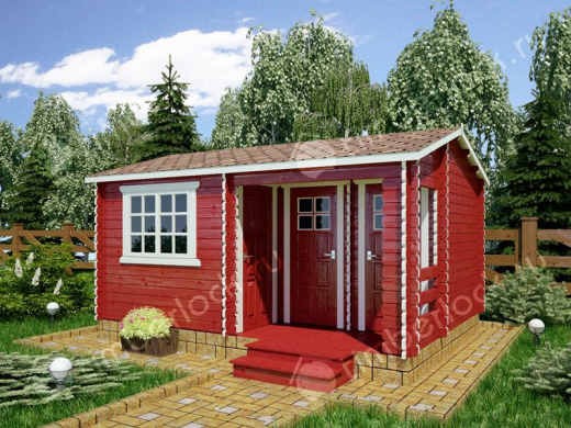 Деревянный хозблок Х-538-1 