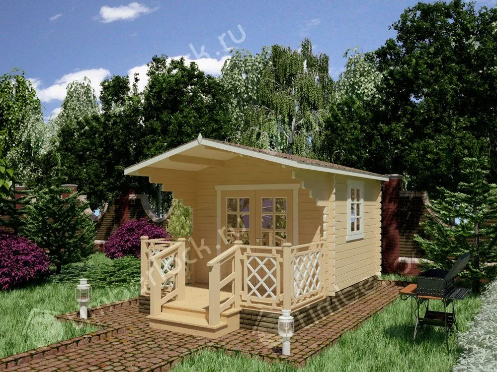Садовый домик из минибруса 3х4,5 (С-33-4)